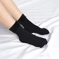 Soft Solid Velvet Snow Socks