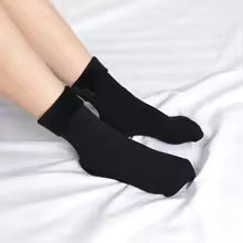 Soft Solid Velvet Snow Socks